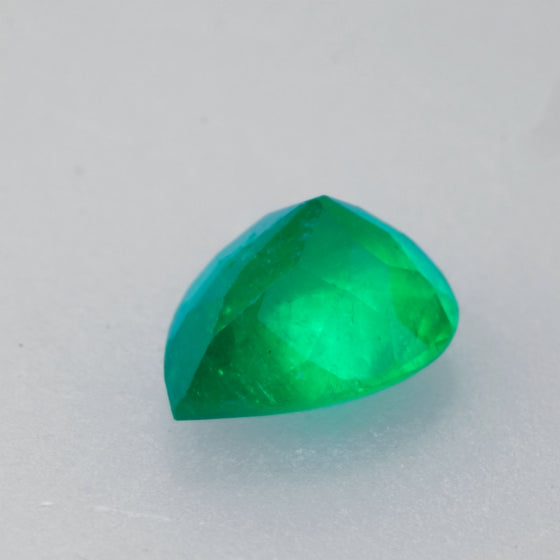 2.33ct Pear Cut Colombian (Muzo Mine) Emerald