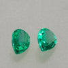 1.95ct Pear Cut Colombian Crystal Quality Emerald Pair