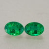1.50ct TW 7x5 Oval Cut Zambian Emerald Pair