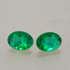 1.50ct TW 7x5 Oval Cut Zambian Emerald Pair