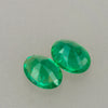 1.50ct TW 7x5 Oval Cut Zambian Emerald Pair