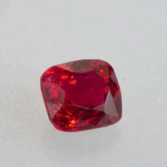 0.81ct Red Cushion Cut Spinel 