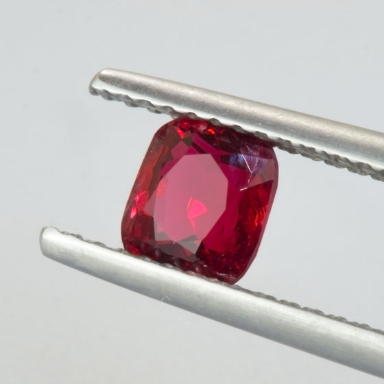 0.81ct Red Cushion Cut Spinel 