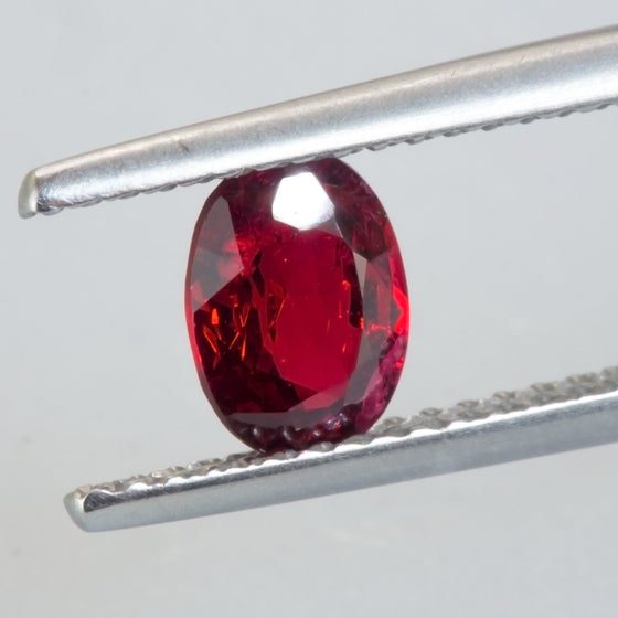 0.88ct Red Oval Cut Spinel 