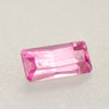 Unheated 1.19ct Emerald Cut Pink Sapphire