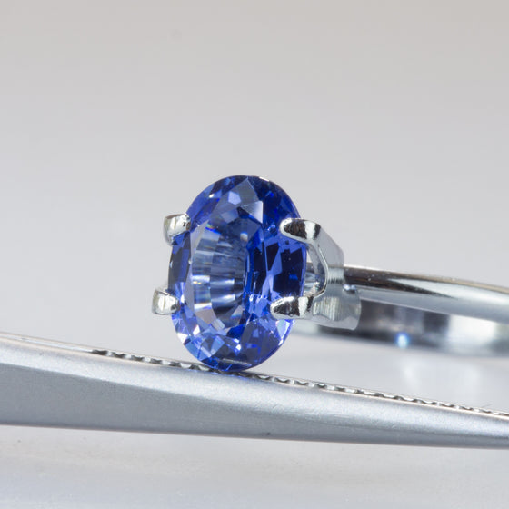 1.71ct Oval Cut Ceylon Sapphire