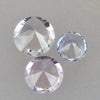  3.07ct TW Round (Diamond Cut) Pastel Sapphire Graduated Set
