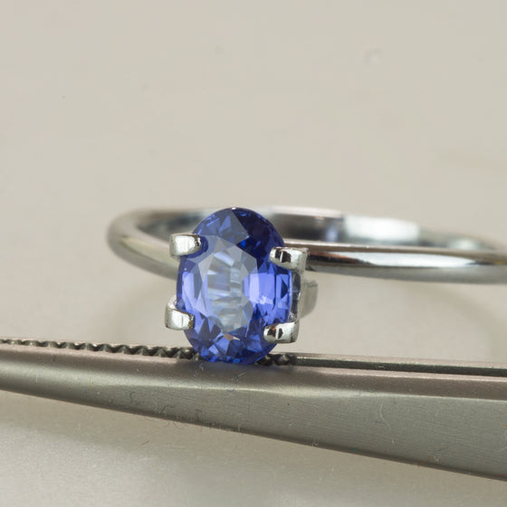 1.15ct Oval Cut Ceylon Sapphire