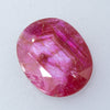 3.85ct Flat Oval Cut Ruby (with silk pattern), mozambique ruby, ruby is july birthstone