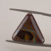 20.2ct Triangular Cut Australian Boulder Opal Cabochon