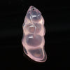 Rose Quartz Chinese Pea Carving