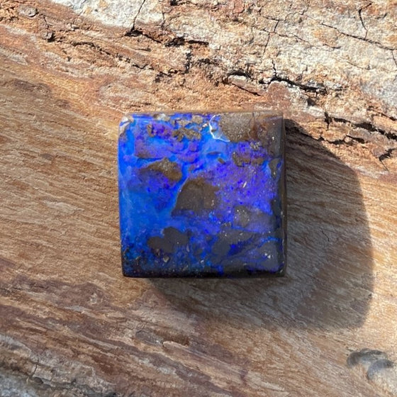 24.40ct Square Shaped Boulder Opal